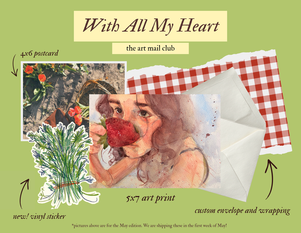 With All My Heart: Monthly Art Mail Subscription